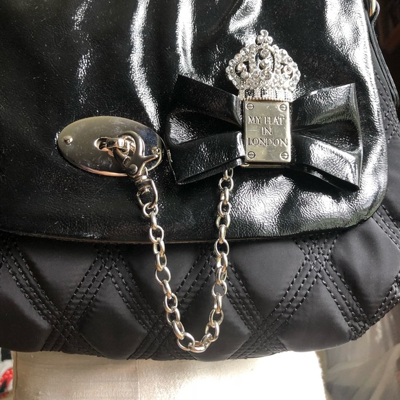 MFIL Patent Leather quilted bag - Picture 2 of 5